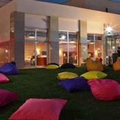 Outside of the Chopper Bar/Restaurant - WOW Istanbul Hotel