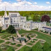 Aerial view of Ashridge House East Wing & Italian Gardens - Ashridge House