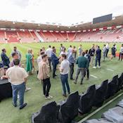 Drinks on the pitch - Southampton Football Club