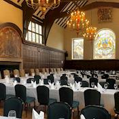 The Great Hall set out for a dinner - Merchant Taylors Hall