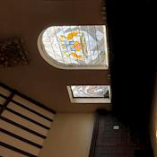 The refurbished East window - Merchant Taylors Hall