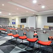Modern theatre-style meeting space with capacity for 32 delegates - Holiday Inn Express Dublin City Centre