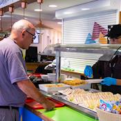 Buffet lunch in our dining hall. - Mount Cook Adventure Centre