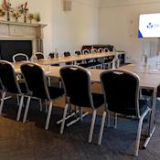 U-Shape Tables in the Gulbenkian - ISH Venues - One Park Crescent