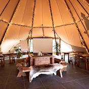 The Tipi2 - The Woodlands at Hothorpe Hall
